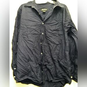 Eddie Bauer Men's Dark Blue Shirt Jacket